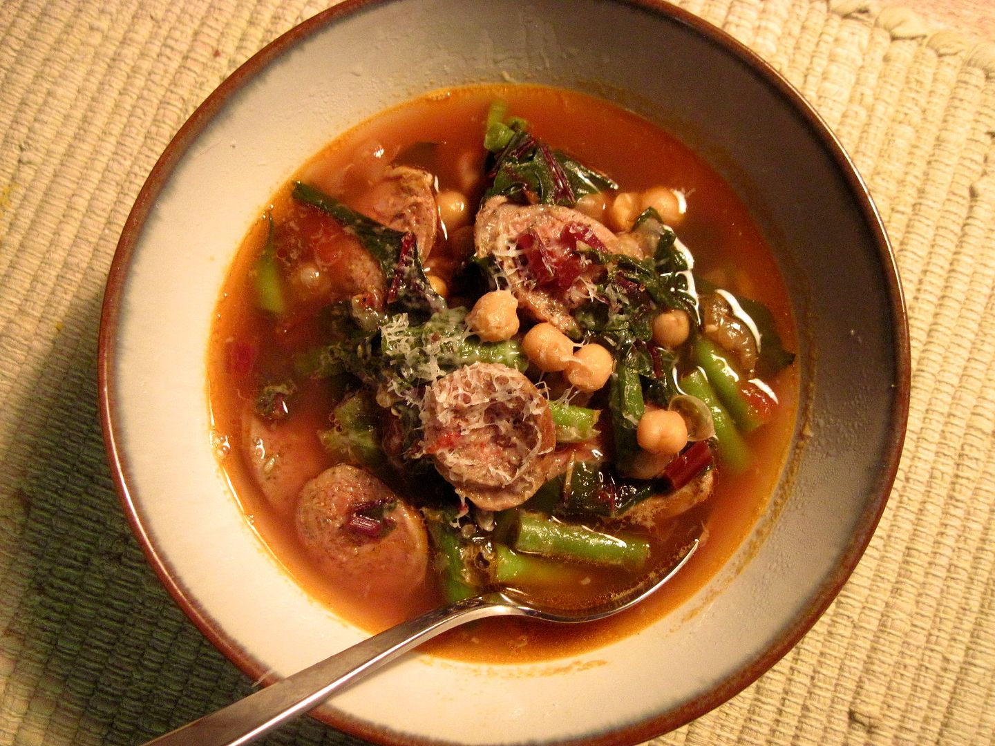 Beans, Greens & Sausage Soup